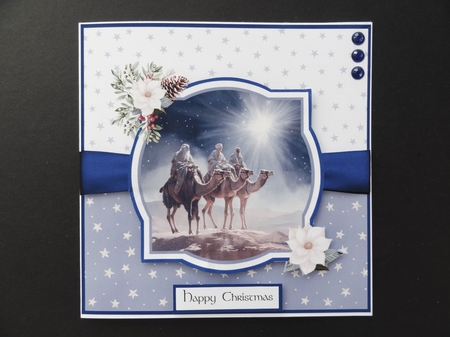 A Beautiful Nativity 8x8 Card Front Bumper Kit by Valerie Spowart