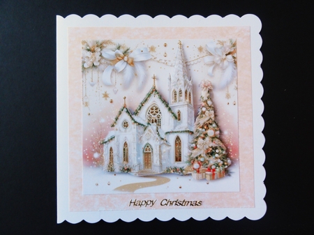 Christmas Churches 1 by Valerie Spowart