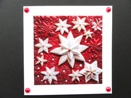 Quilted Christmas Card Toppers by Valerie Spowart