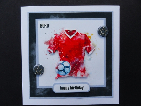football Topper Middlesbrough  by Valerie Spowart