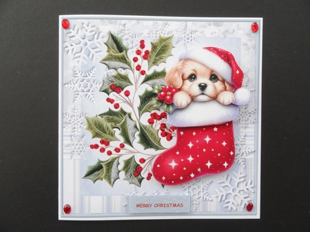 Puppy´s First Christmas Mini Kit by Valerie Spowart