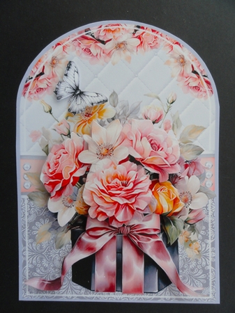 Beautiful Box Of Flowers 04 Shaped Mini Page Kit by Valerie Spowart