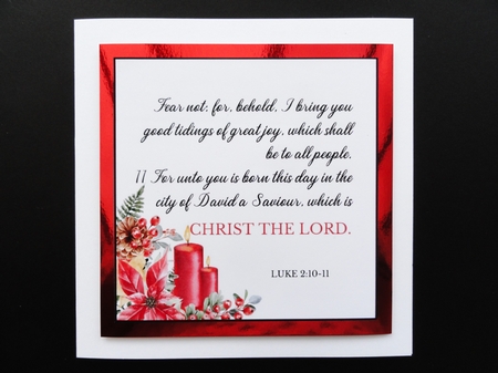 Scripture Christmas Card Toppers 4 by Valerie Spowart