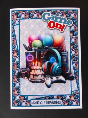 Game on A5 by Valerie Spowart