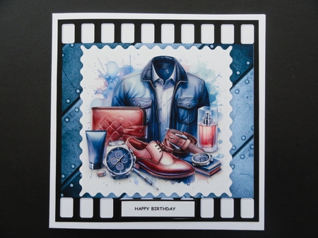 Mens Stuff Mini Kit  1 Male Card by Valerie Spowart