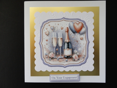 Champagne Celebrations Triple Toppers 7-9 with Sentiments by Valerie Spowart