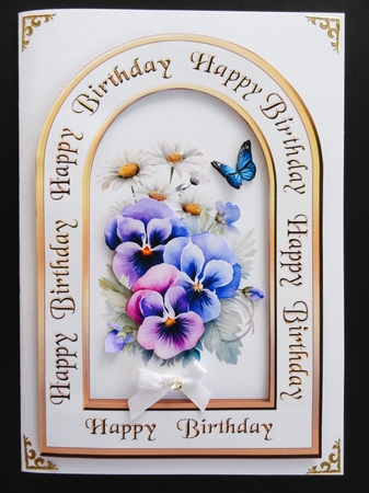 ASC Blue pansies by Valerie Spowart