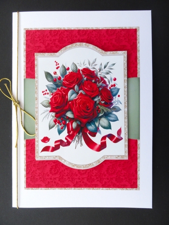 Beautiful Rose Bouquet - 5x7 by Valerie Spowart