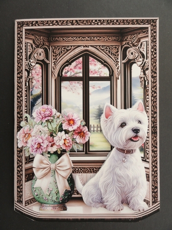 Window Puppies Shaped Mini Page Kit by Valerie Spowart