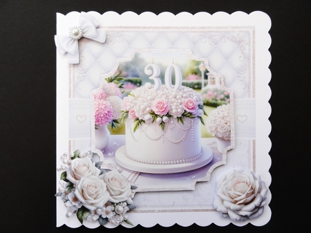 PEARL ANNIVERSARY CAKES by Valerie Spowart