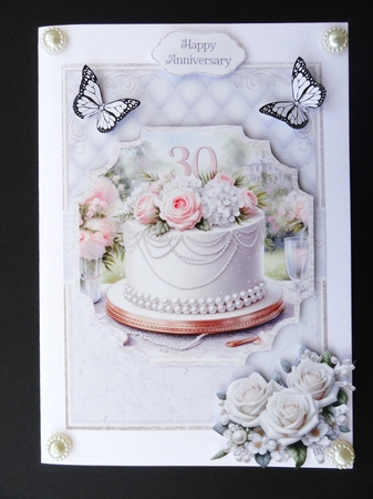 PEARL ANNIVERSARY CAKES by Valerie Spowart