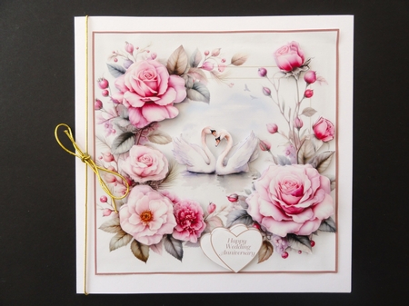 Anniversary Swans 1 by Valerie Spowart