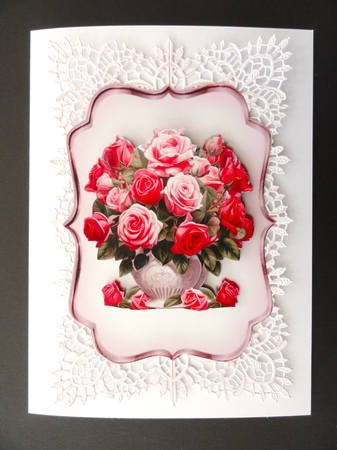 Bumperkit   Scallop topper Roses Bouquet by Valerie Spowart