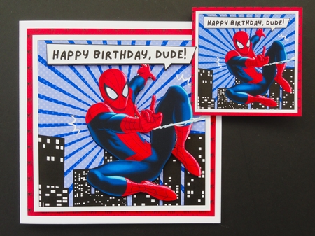 Spiderman Birthday Mini Kit by Valerie Spowart