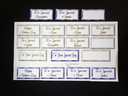 Sentiments for Foxy Flowers Sheets by Valerie Spowart