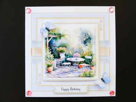 Shabby Garden Patio No.2 by Valerie Spowart