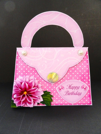 Handbag A-04 - Shaped Decoupage Mini Kit by Valerie Spowart