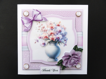 Vase Of Flowers Lilac by Valerie Spowart