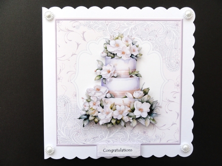 Wedding cake Quick card by Valerie Spowart