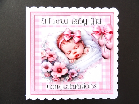 Sweet Floral Baby Girl by Valerie Spowart