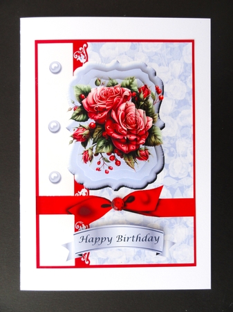 Floral Card Front (4) by Valerie Spowart