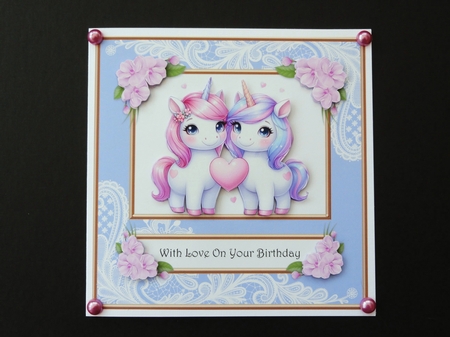Cute Unicorns Birthday Topper Featured Gallery Photo