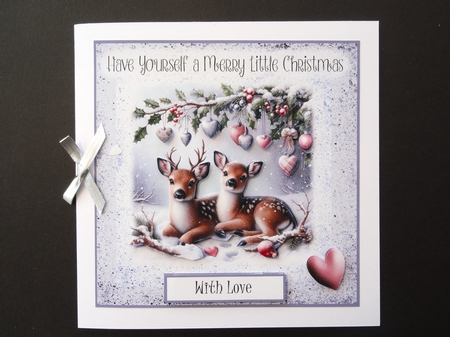 Merry Little Christmas Deer by Valerie Spowart