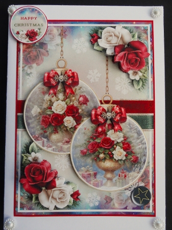 Festive Bouquet Baubles Mini Page Kit by Valerie Spowart