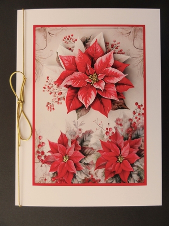 Christmas Poinsettias by Valerie Spowart
