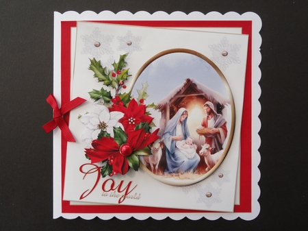 6x6 Joy to the world choice of four mini kit by Valerie Spowart