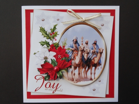 6x6 Joy to the world choice of four mini kit by Valerie Spowart