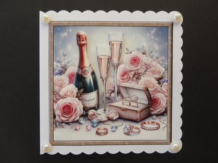 Congratulations Bubbly by Valerie Spowart