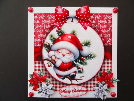 Sleeping Santa Mini Kit by Valerie Spowart