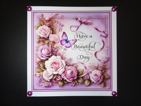 Ribbons and Roses Beautiful Day  by Valerie Spowart