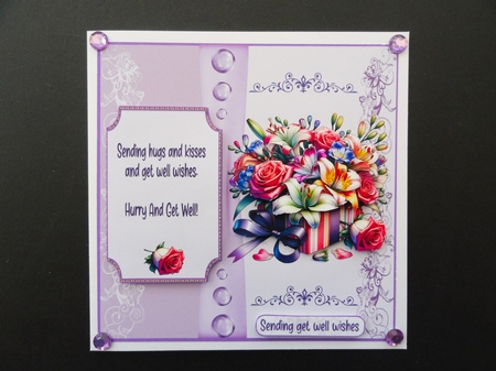 A box full of petals 7x7 by Valerie Spowart