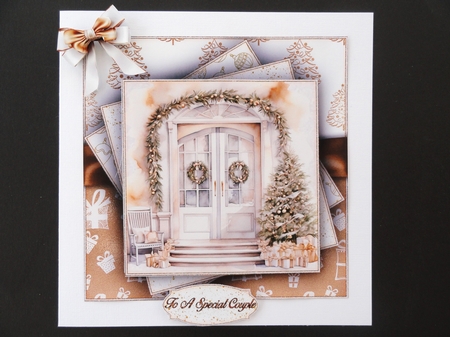 White & Gold Winter Porch Mini Kit  by Valerie Spowart