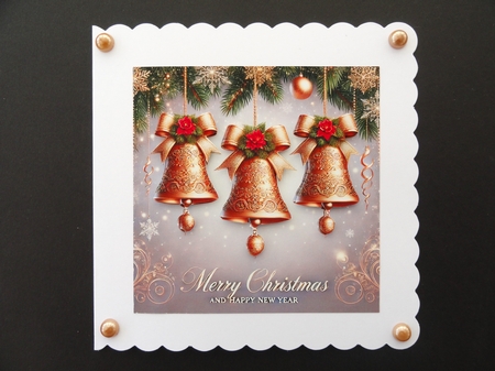 Golden Christmas Bells by Valerie Spowart