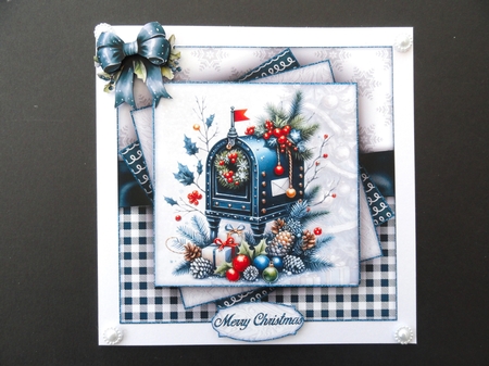 Winter Mailbox Mini Kit 7x7 by Valerie Spowart