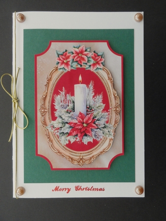 Christmas Candles Toppers #2 by Valerie Spowart