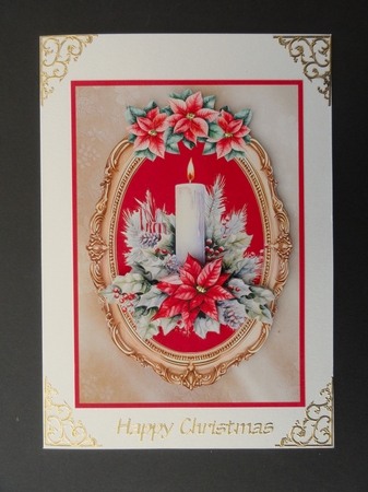 Christmas Candles #2 by Valerie Spowart