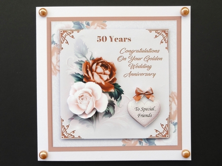 50th Golden Wedding Anniversary Kit by Valerie Spowart