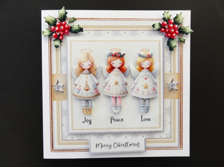 Joy, Peace, Love 2 by Valerie Spowart
