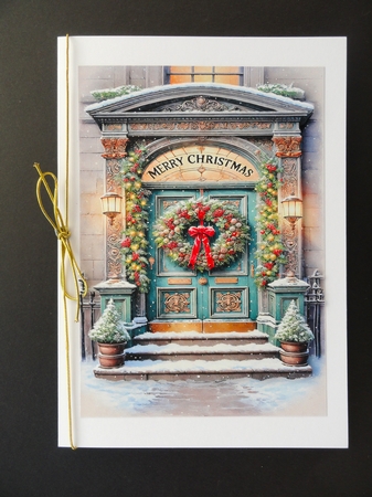 A4 - Christmas Door by Valerie Spowart
