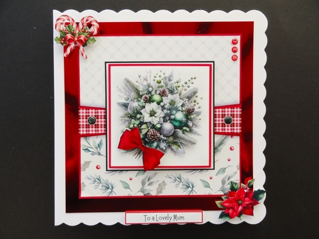 Christmas Floral Bouquets by Valerie Spowart