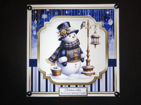8x8 Bright & Beautiful Snowmen 1 by Valerie Spowart