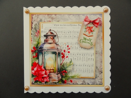 Vintage Christmas Lantern Mini Kit by Valerie Spowart