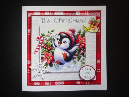 Its Christmas Jump For Joy by Valerie Spowart