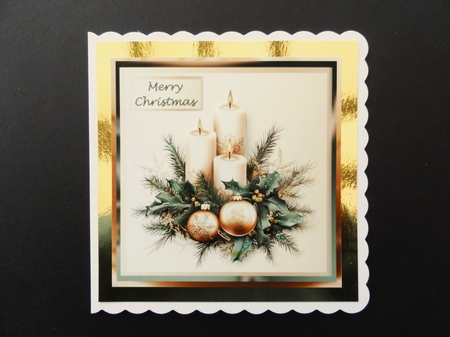 Christmas Candles by Valerie Spowart