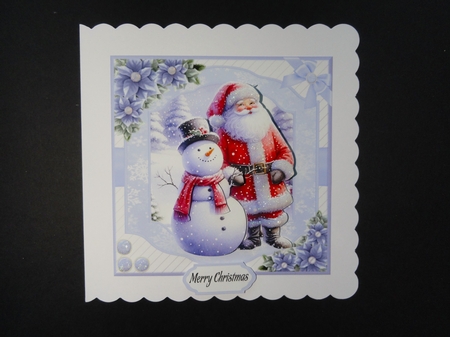  Santa and Friend by Valerie Spowart