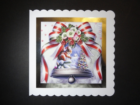 Christmas Picture Bell 1 by Valerie Spowart